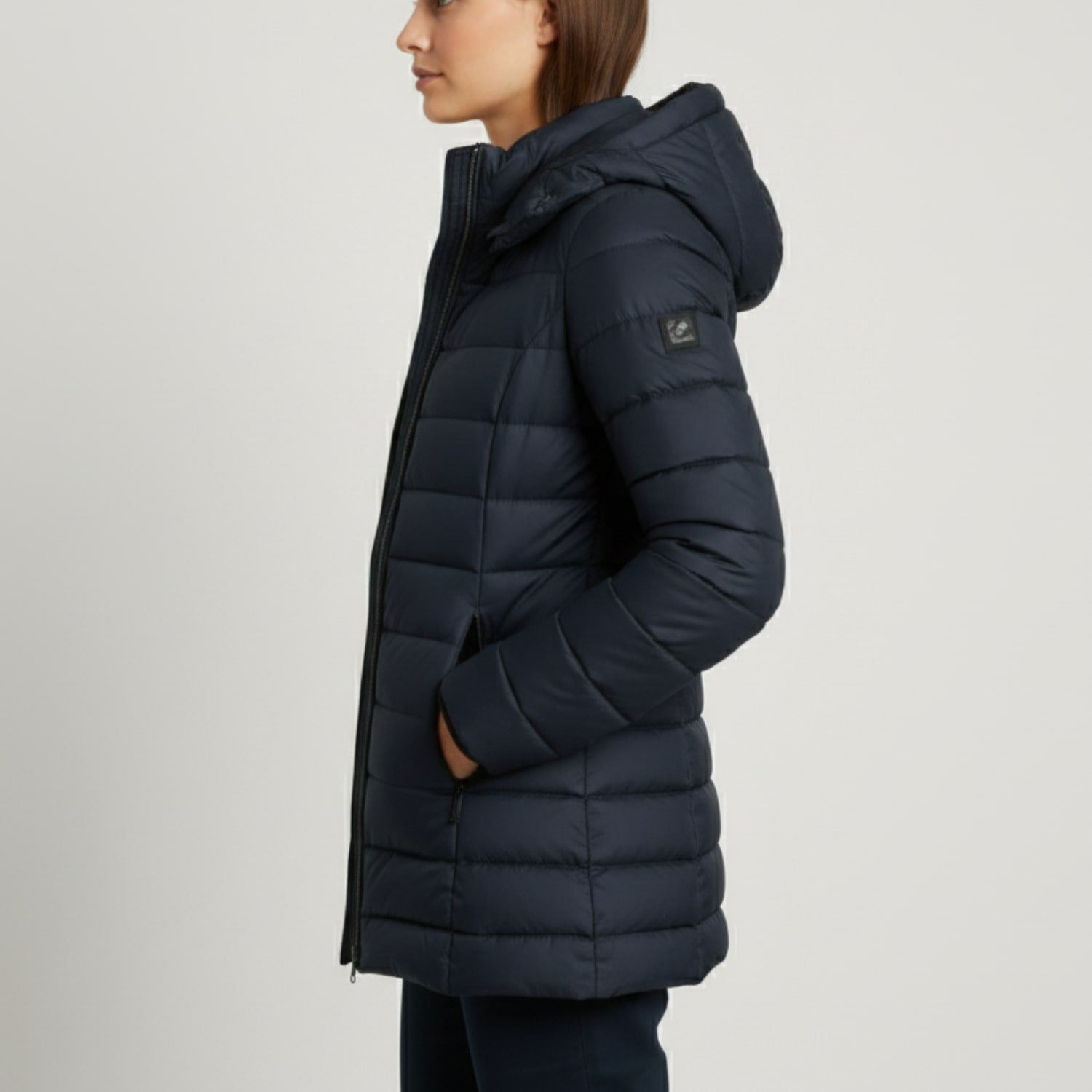 Agnieszka Women’s Puffer Jacket – Quilted Hooded Lightweight Winter Coat