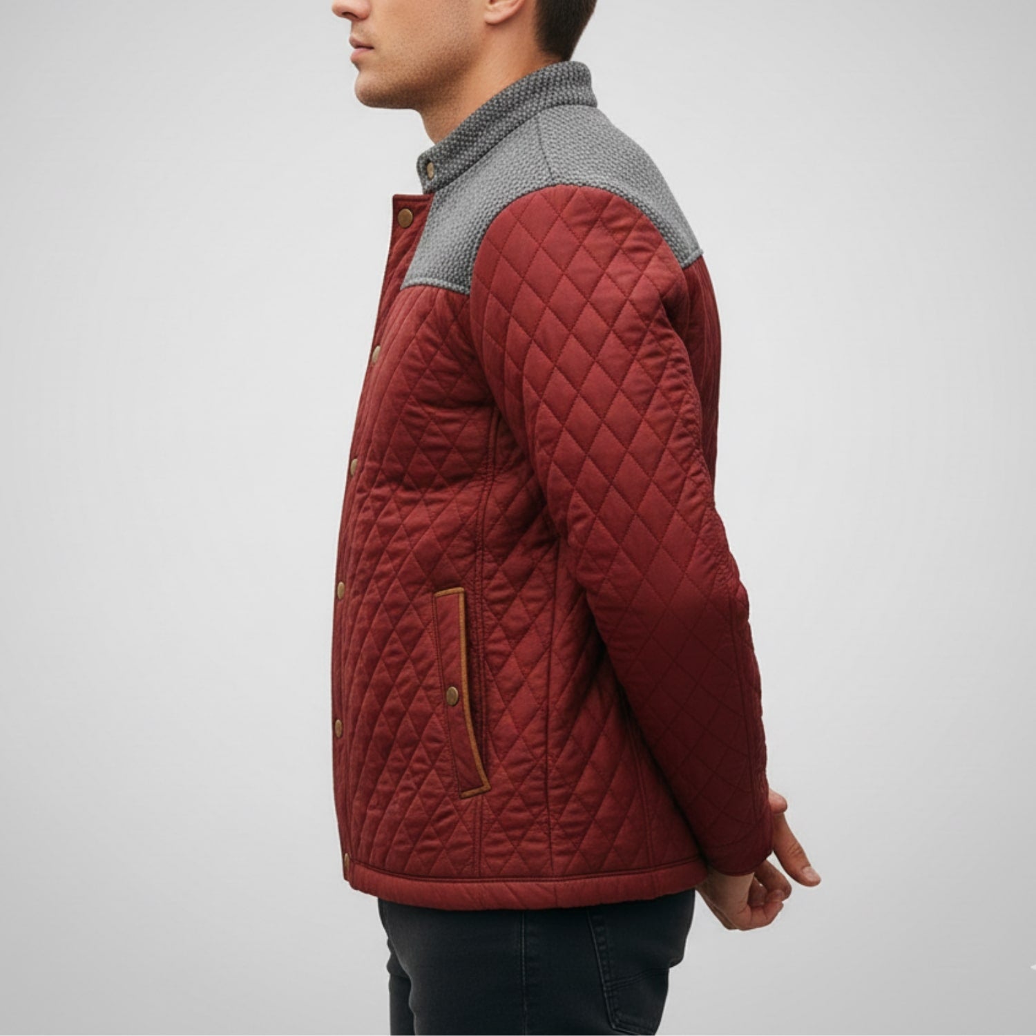 Gabriel Men’s Puffer Jacket – Lightweight Quilted Zip-Up Jacket