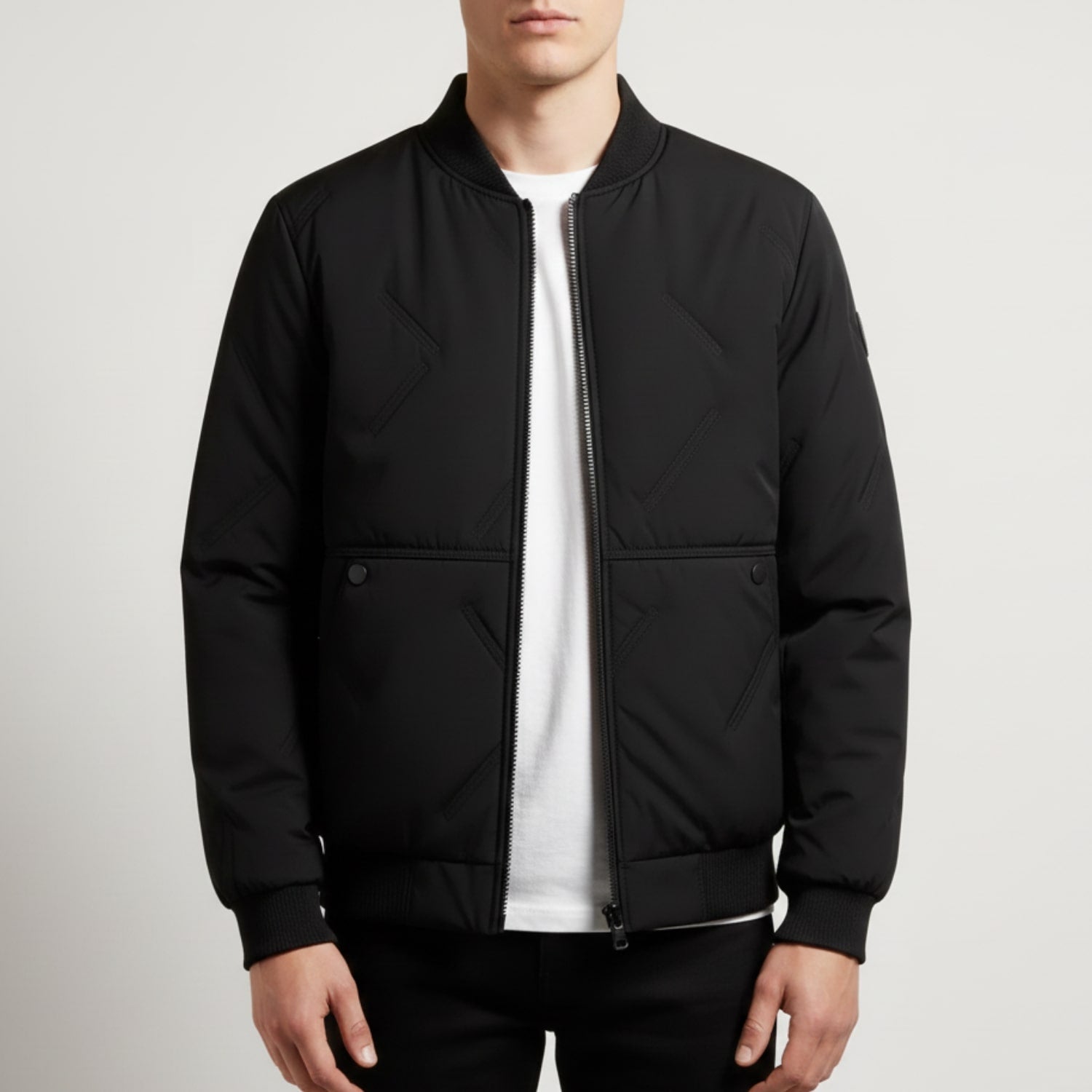 Jasper Men’s Bomber Jacket – Insulated Lightweight Jacket with Weather-Resistant Shell