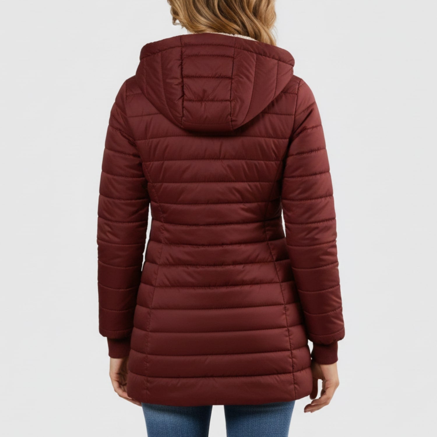Anastasia Women’s Puffer Jacket – Long Waterproof Quilted Coat for Winter Warmth