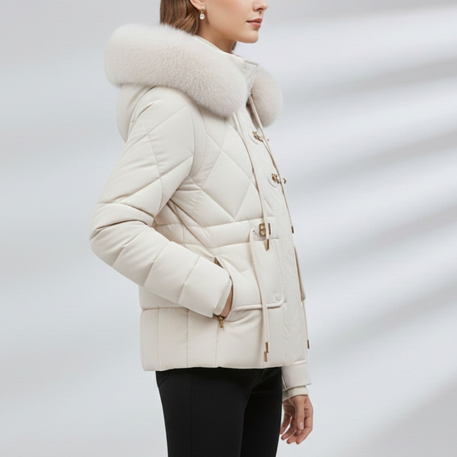 Isla Women's Puffer Jacket – Insulated Thermal Quilted Winter Jacket