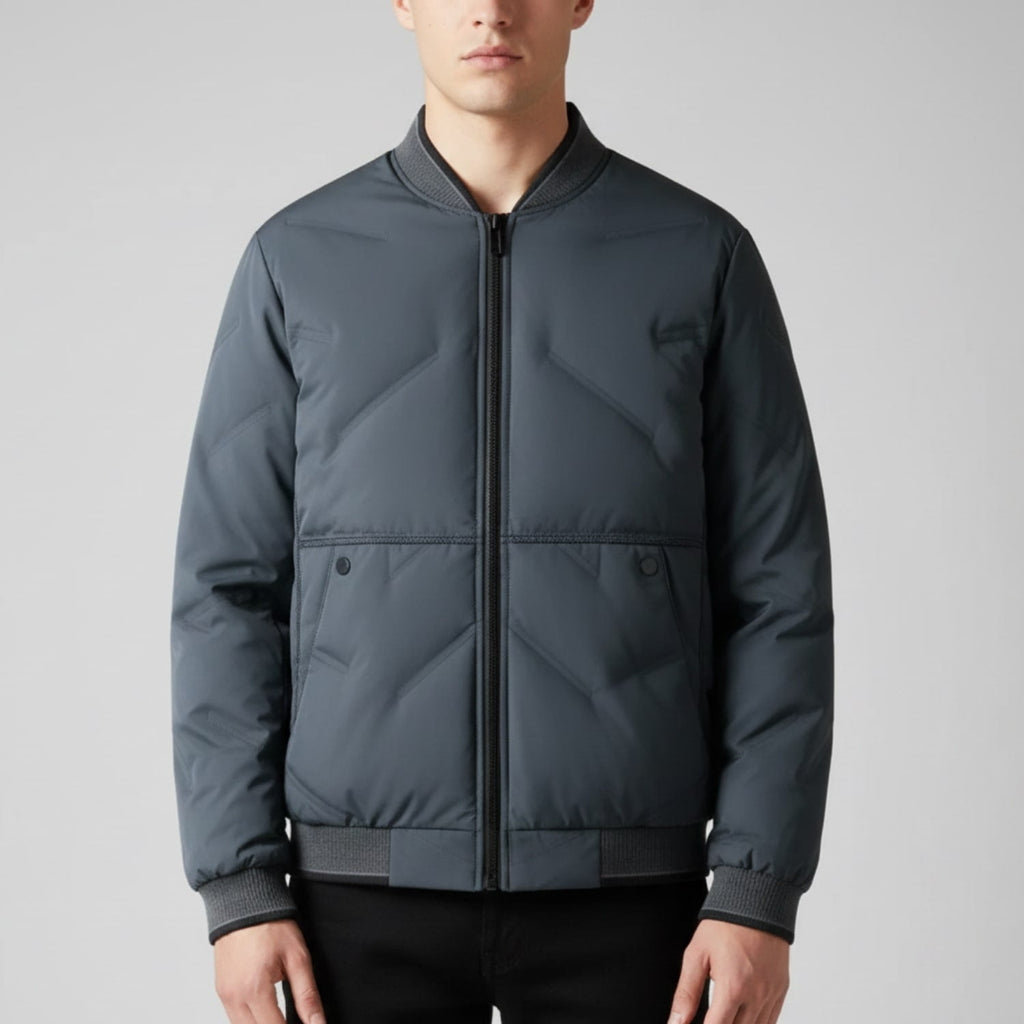 Jasper Men’s Bomber Jacket – Insulated Lightweight Jacket with Weather-Resistant Shell