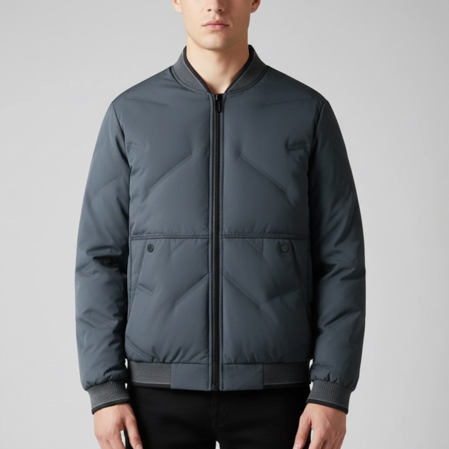 Jasper Men’s Bomber Jacket – Insulated Lightweight Jacket with Weather-Resistant Shell