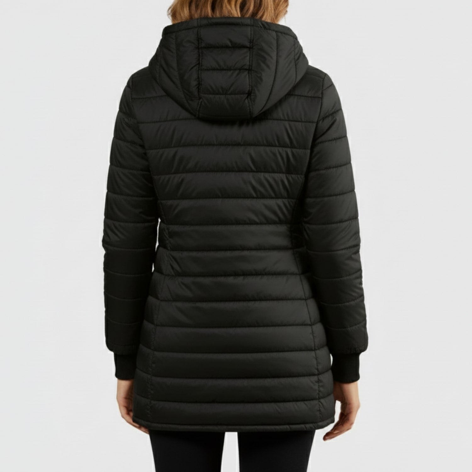 Anastasia Women’s Puffer Jacket – Long Waterproof Quilted Coat for Winter Warmth