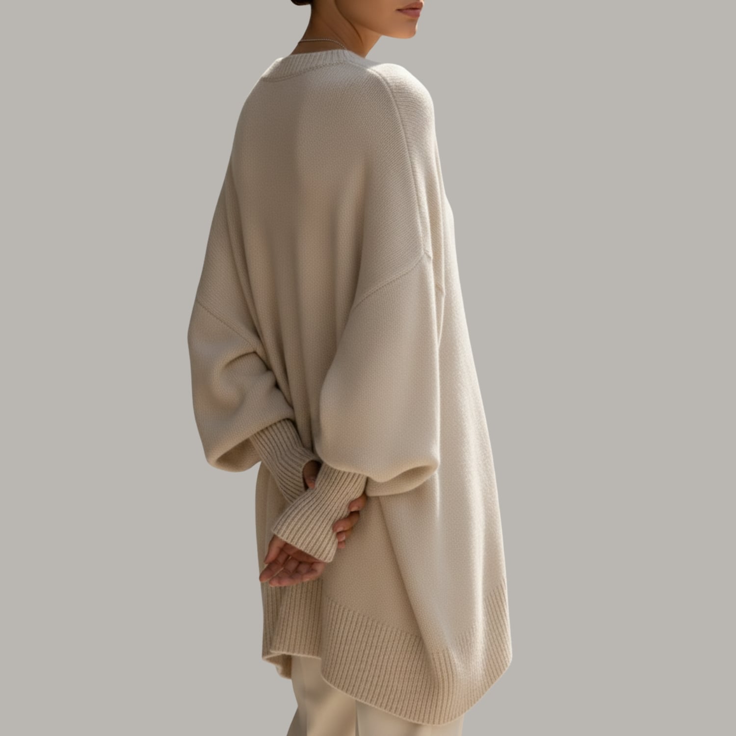 Bianca Women’s Knit Sweater – Soft Luxe Oversized Pullover