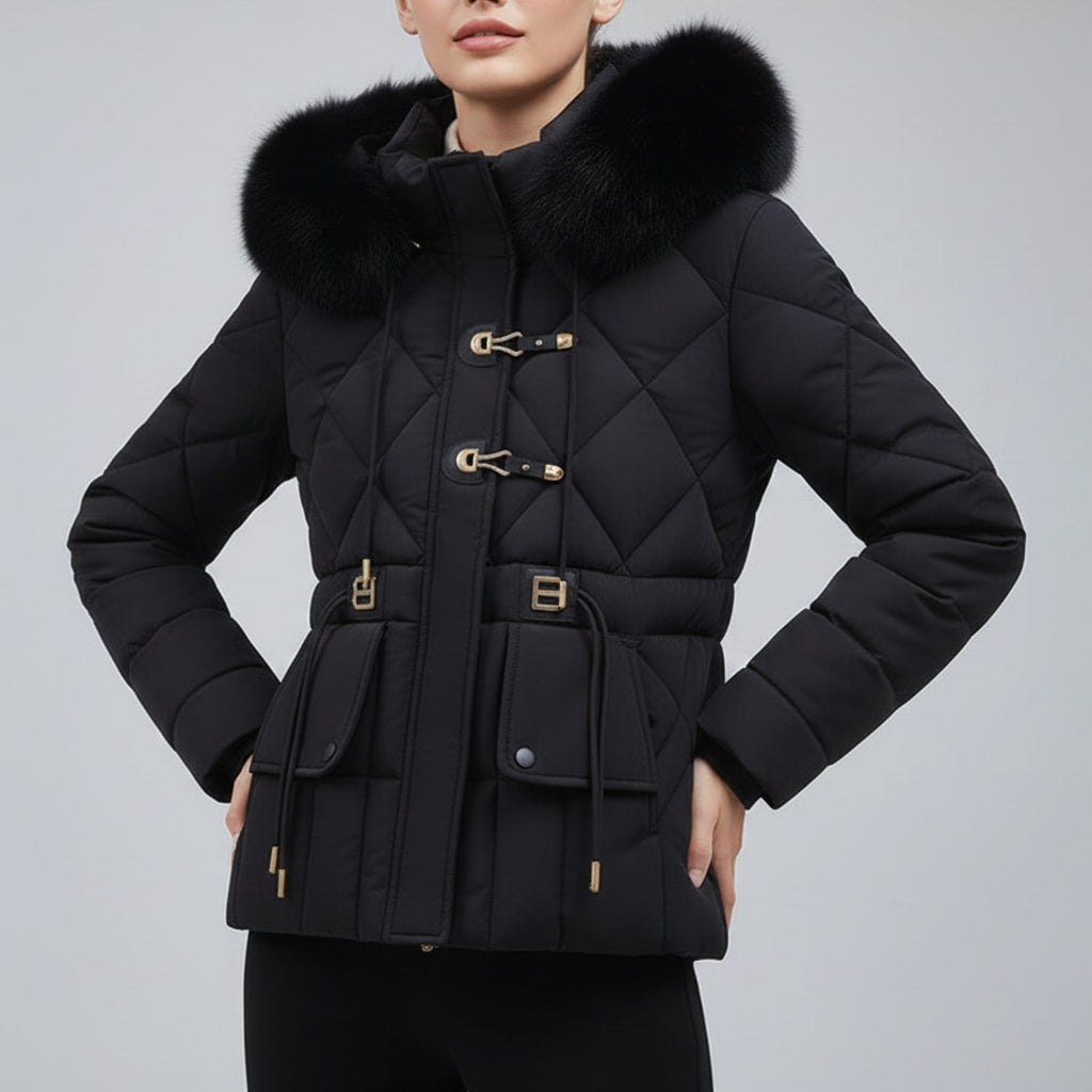Isla Women's Puffer Jacket – Insulated Thermal Quilted Winter Jacket