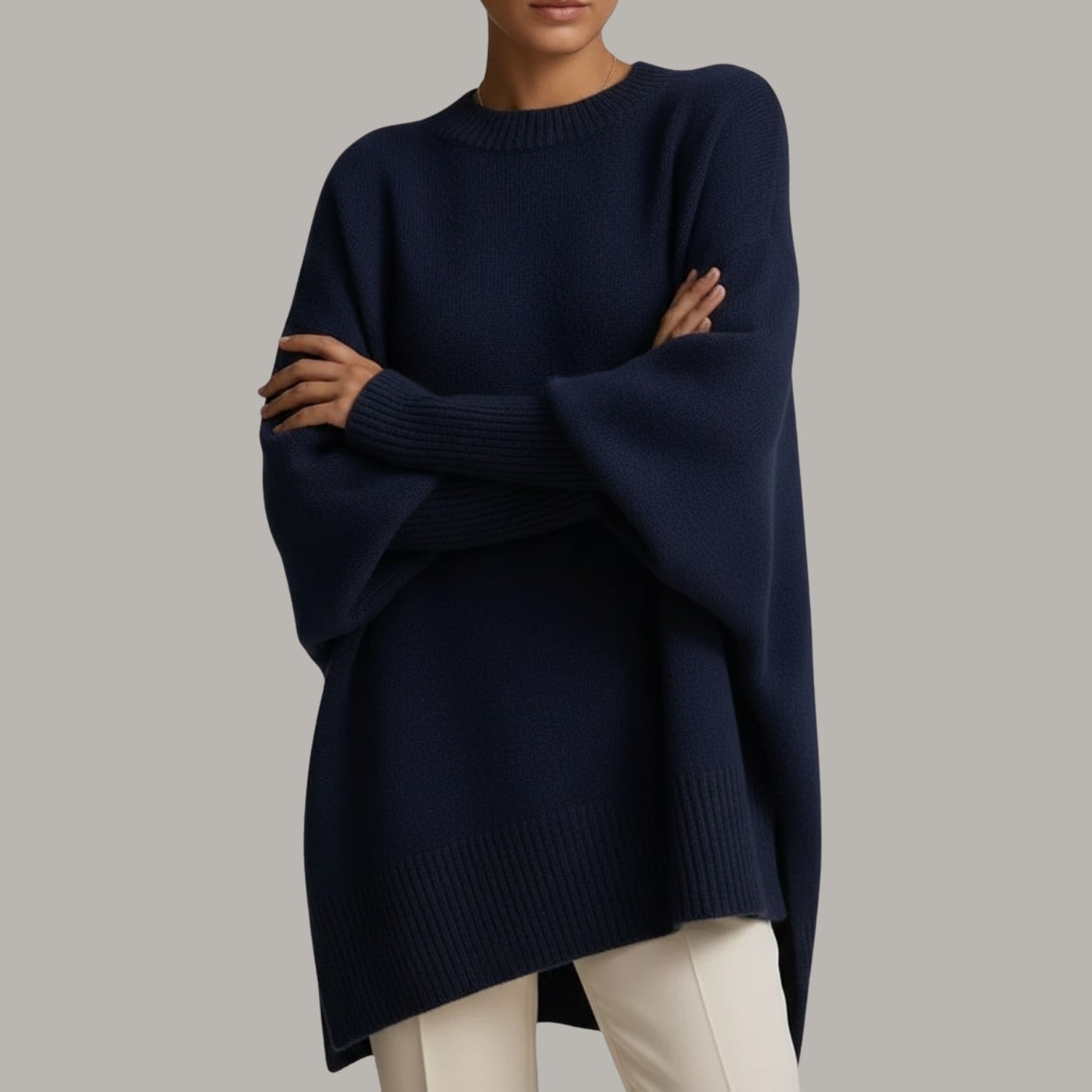 Bianca Women’s Knit Sweater – Soft Luxe Oversized Pullover