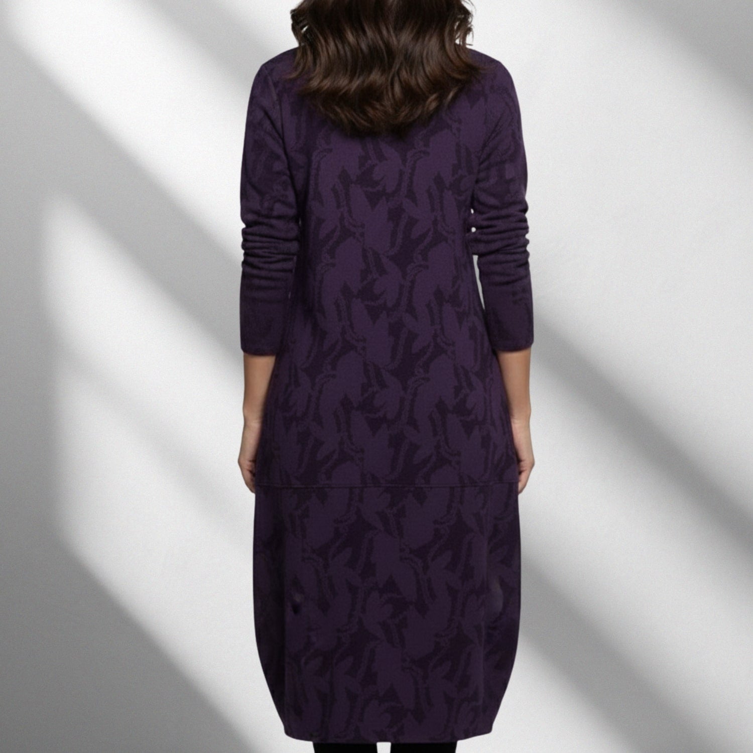 Freya Women's Long-Sleeve Winter Dress – Soft Knit Fabric Sweater Dress with Flattering Silhouette