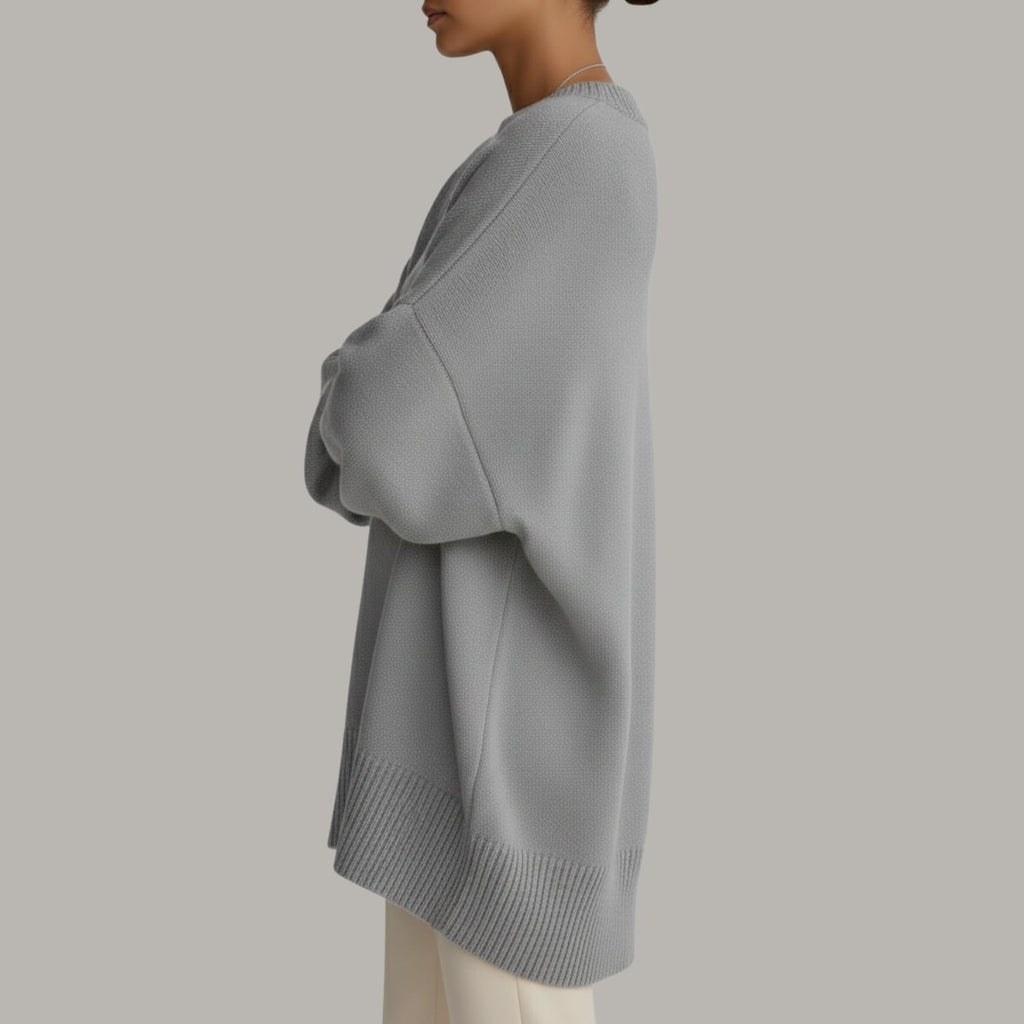 Bianca Women’s Knit Sweater – Soft Luxe Oversized Pullover