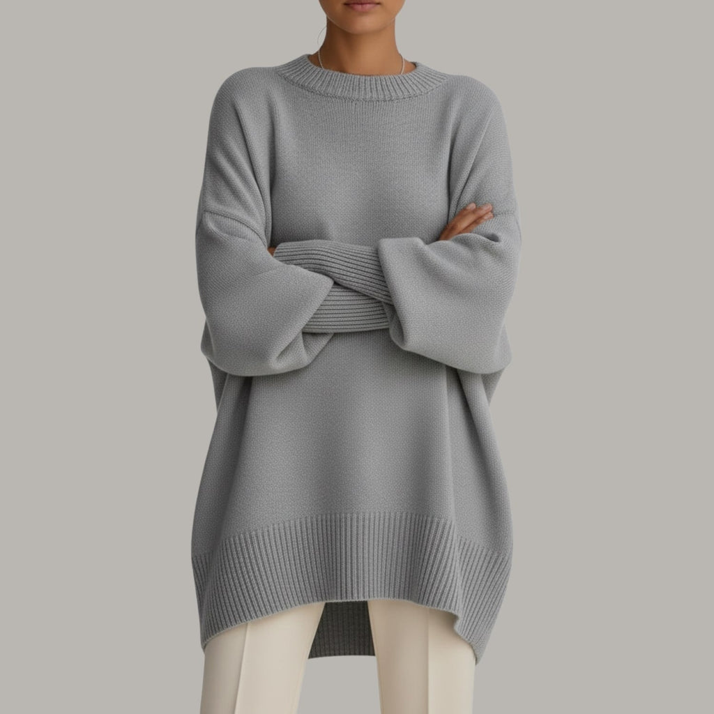 Bianca Women’s Knit Sweater – Soft Luxe Oversized Pullover