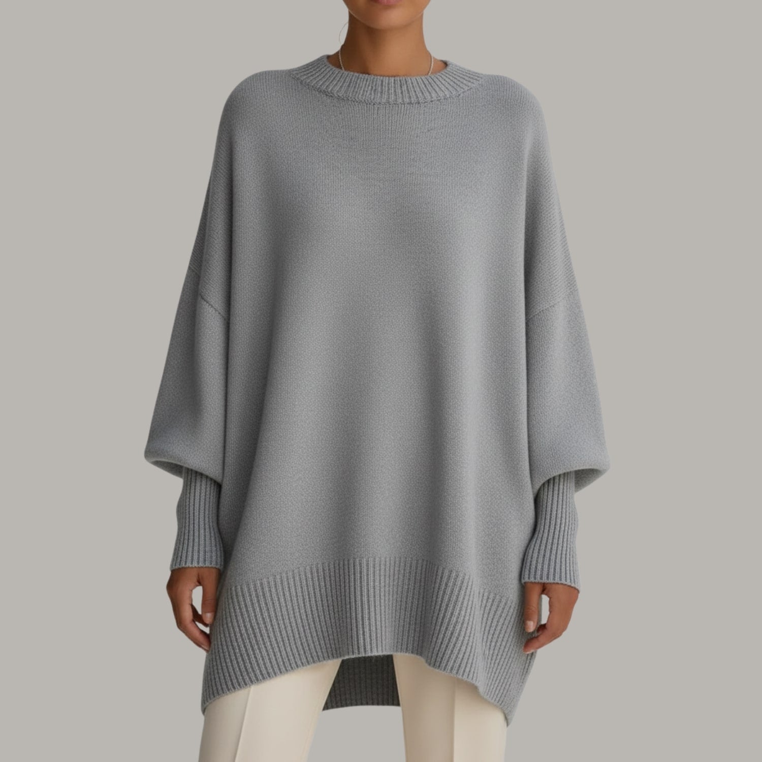 Bianca Women’s Knit Sweater – Soft Luxe Oversized Pullover