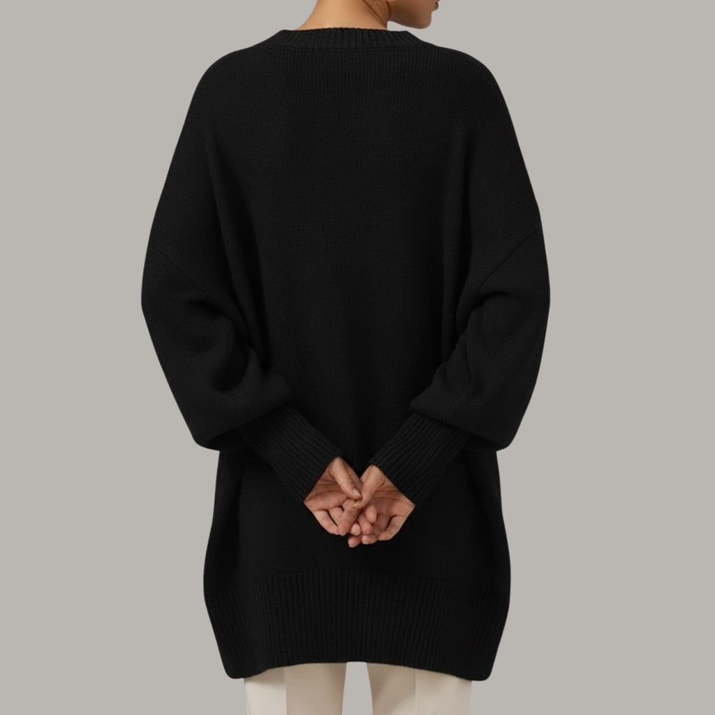 Bianca Women’s Knit Sweater – Soft Luxe Oversized Pullover