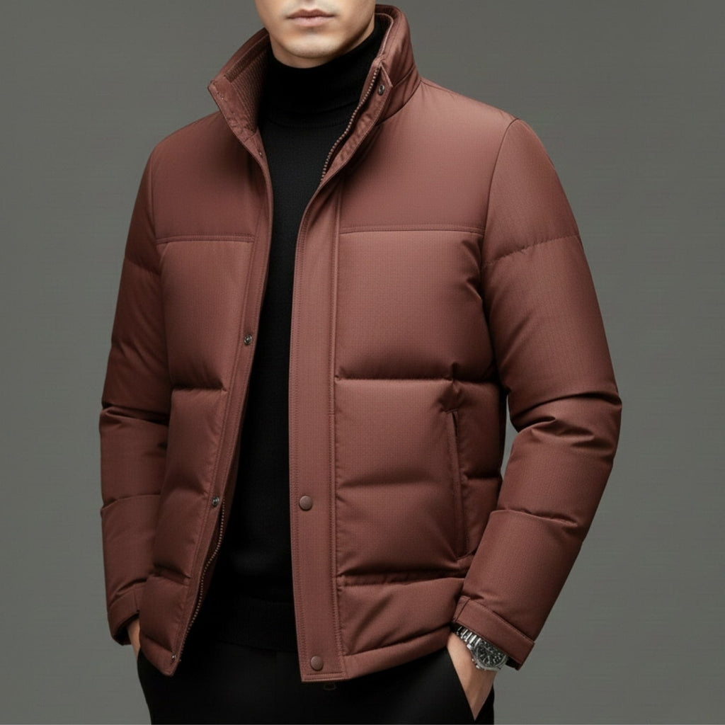 Dylan Men’s Down Jacket – High-Fill Insulated Puffer Jacket for Winter Warmth