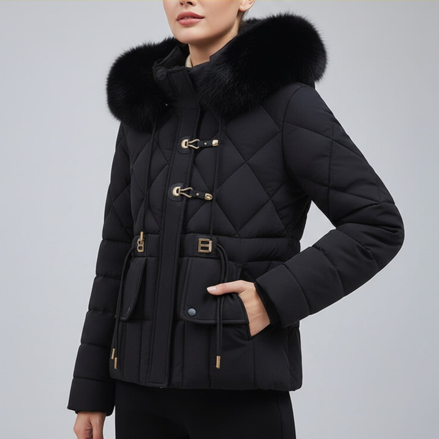Isla Women's Puffer Jacket – Insulated Thermal Quilted Winter Jacket