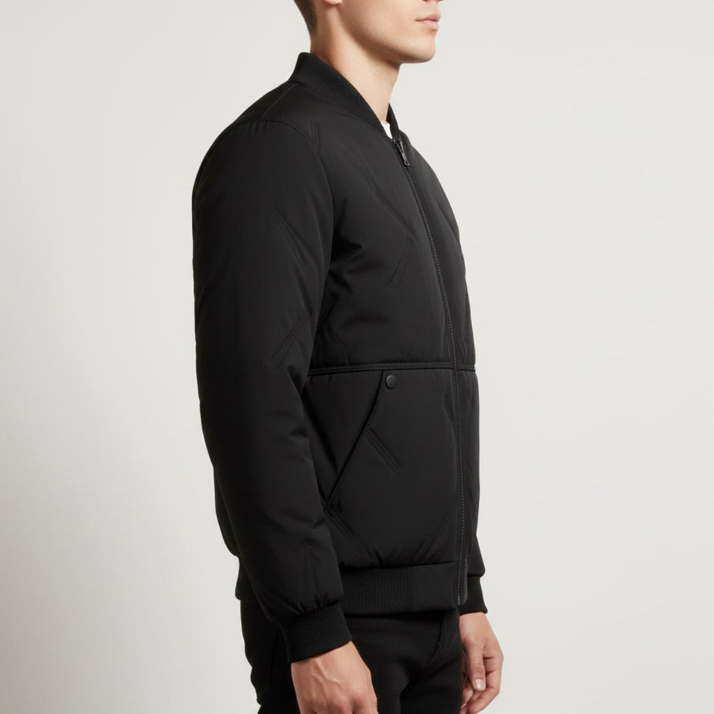 Jasper Men’s Bomber Jacket – Insulated Lightweight Jacket with Weather-Resistant Shell