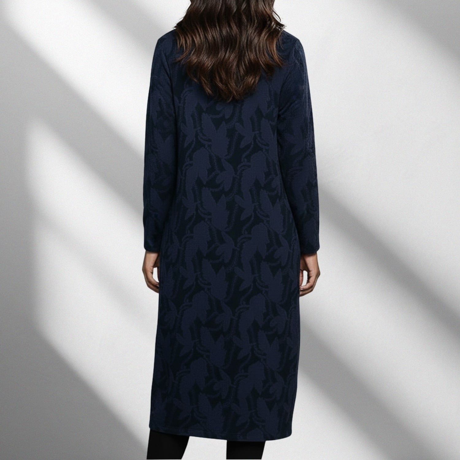 Freya Women's Long-Sleeve Winter Dress – Soft Knit Fabric Sweater Dress with Flattering Silhouette