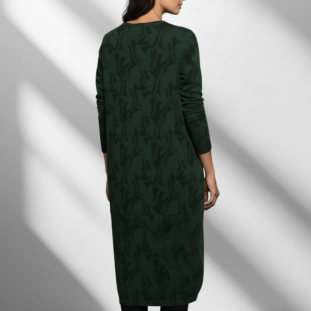 Freya Women's Long-Sleeve Winter Dress – Soft Knit Fabric Sweater Dress with Flattering Silhouette