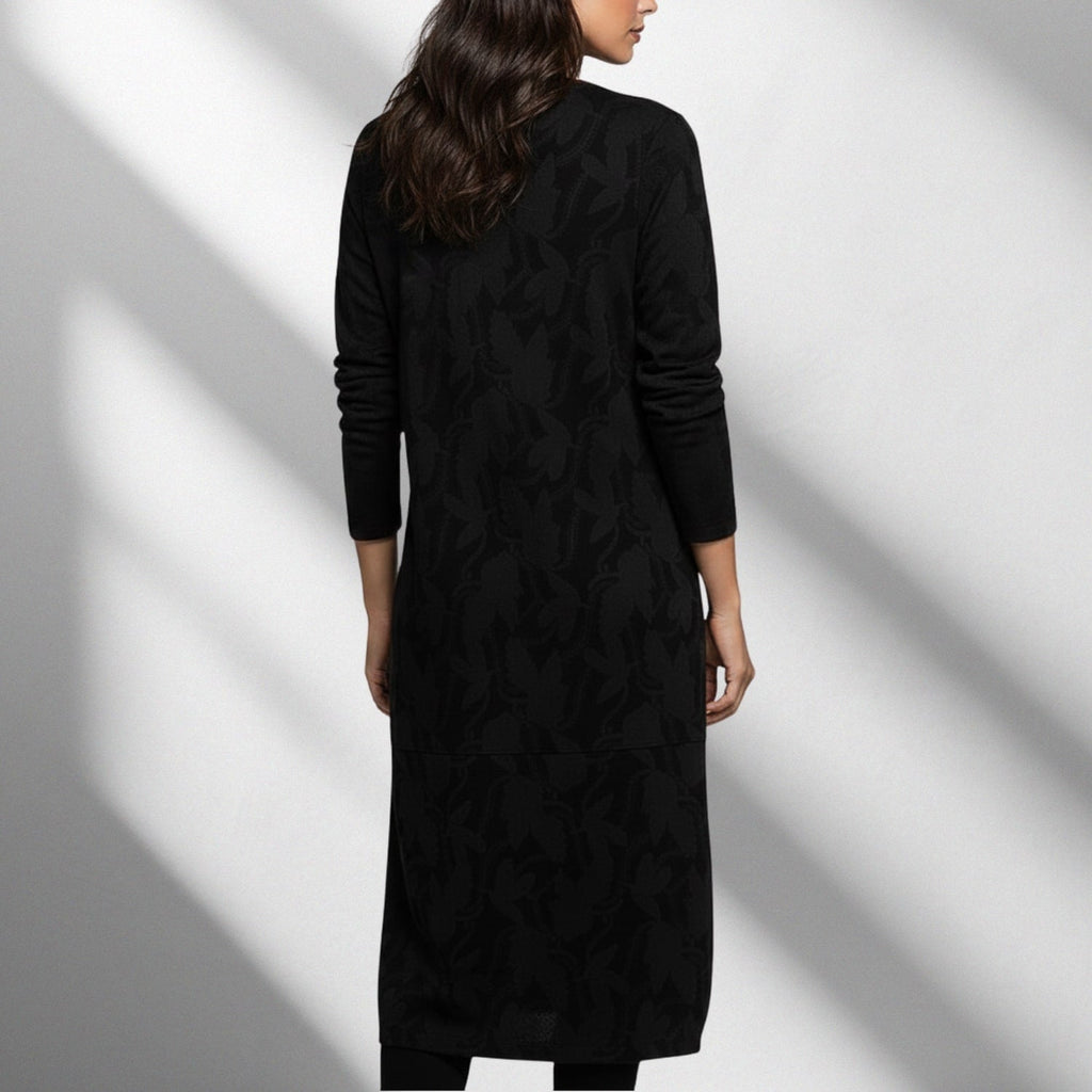 Freya Women's Long-Sleeve Winter Dress – Soft Knit Fabric Sweater Dress with Flattering Silhouette