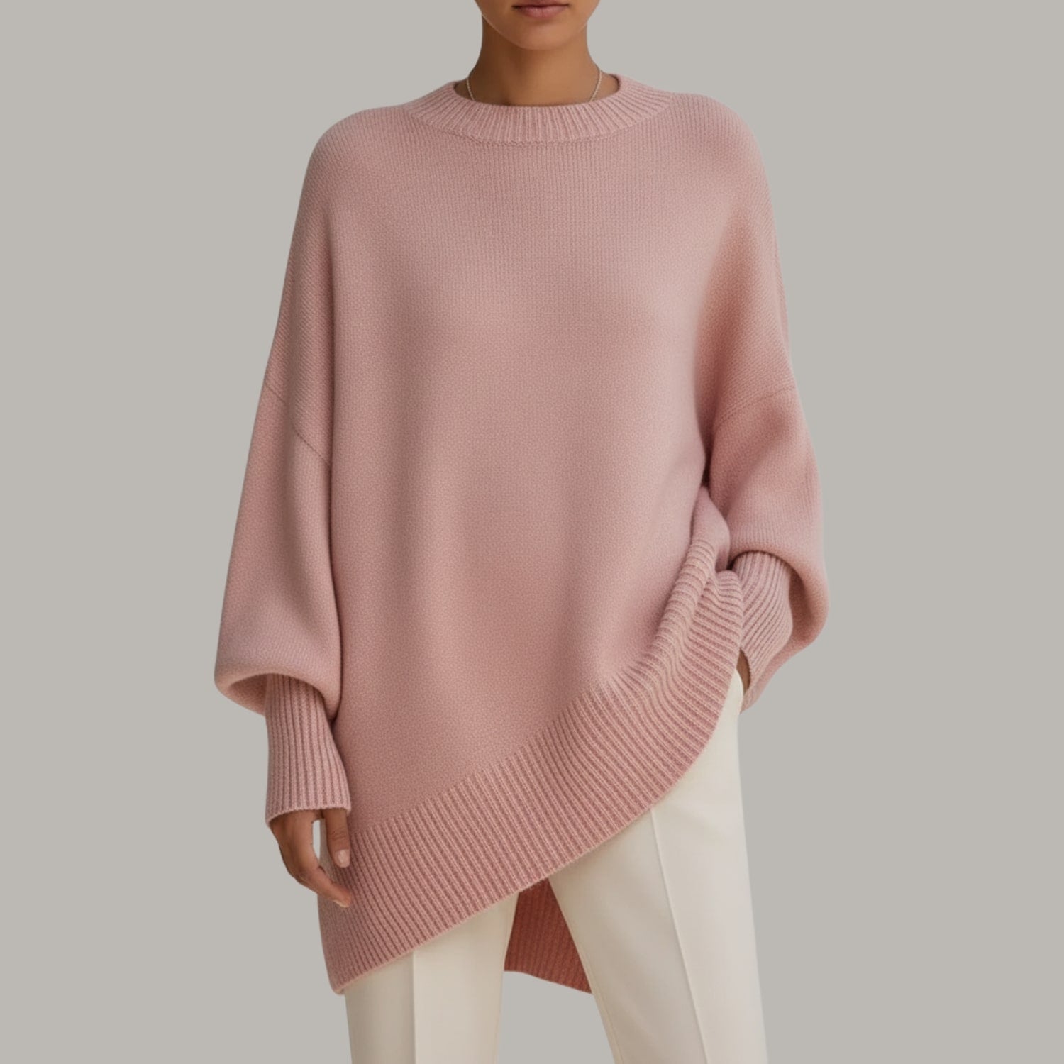 Bianca Women’s Knit Sweater – Soft Luxe Oversized Pullover