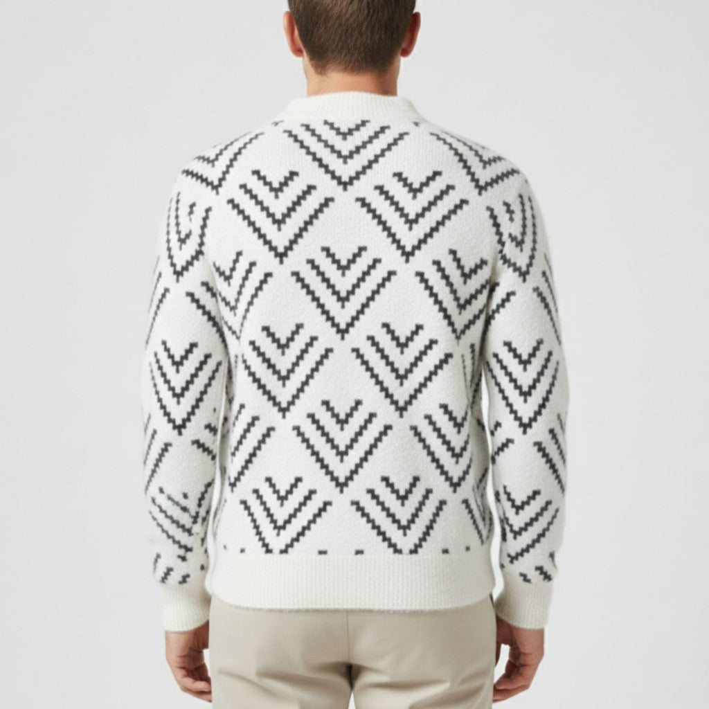 Rémi Men’s Knit Sweater – Plush Winter Pullover for Layered Warmth