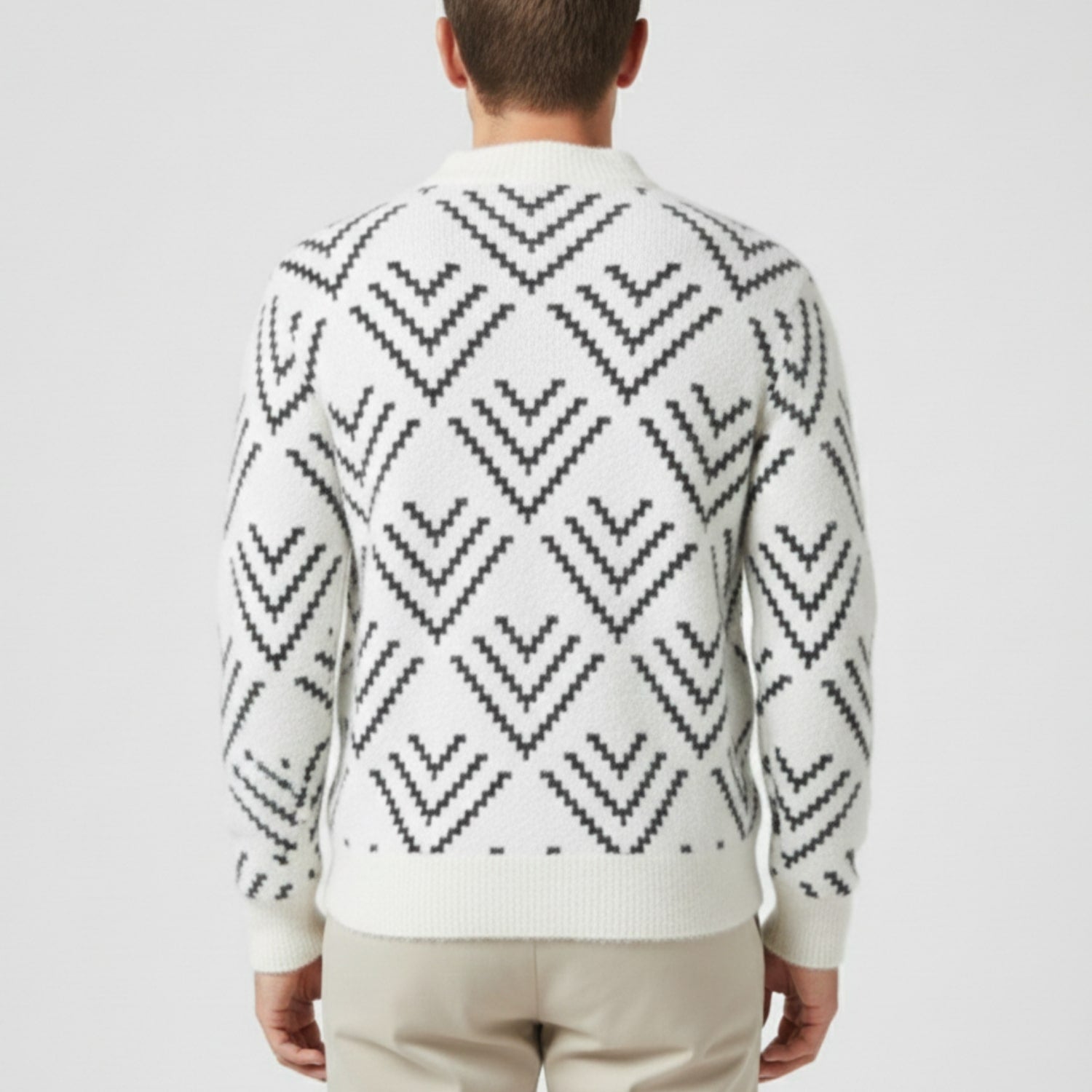 Rémi Men’s Knit Sweater – Plush Winter Pullover for Layered Warmth