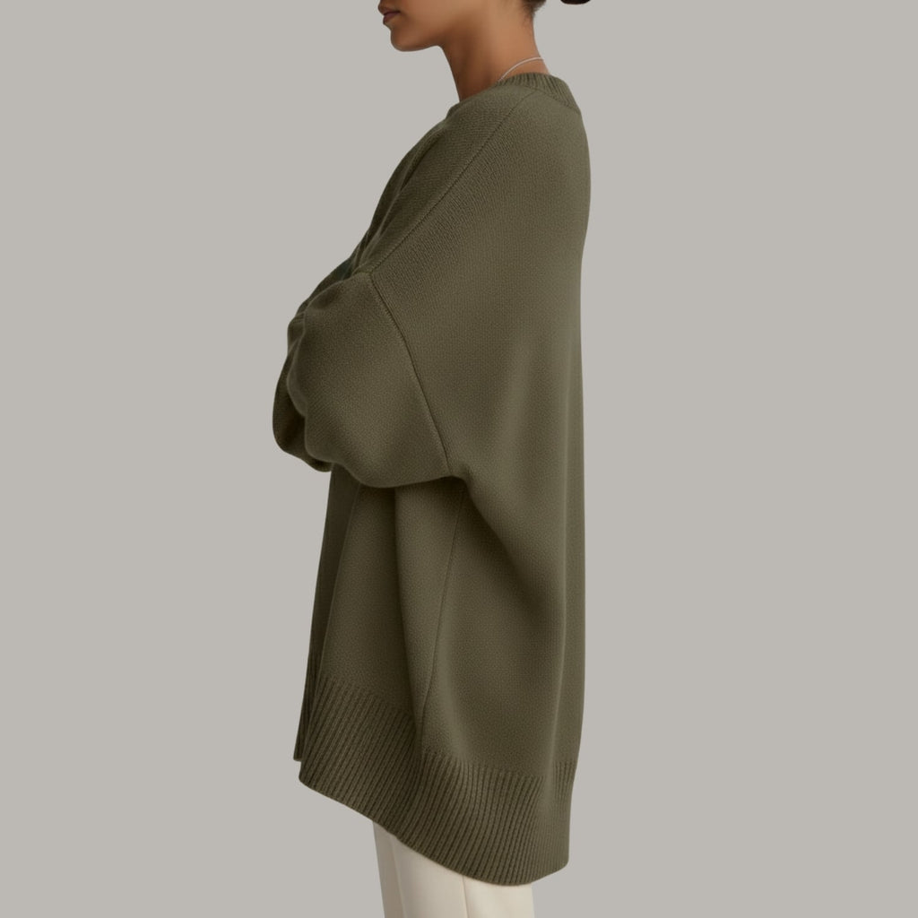 Bianca Women’s Knit Sweater – Soft Luxe Oversized Pullover