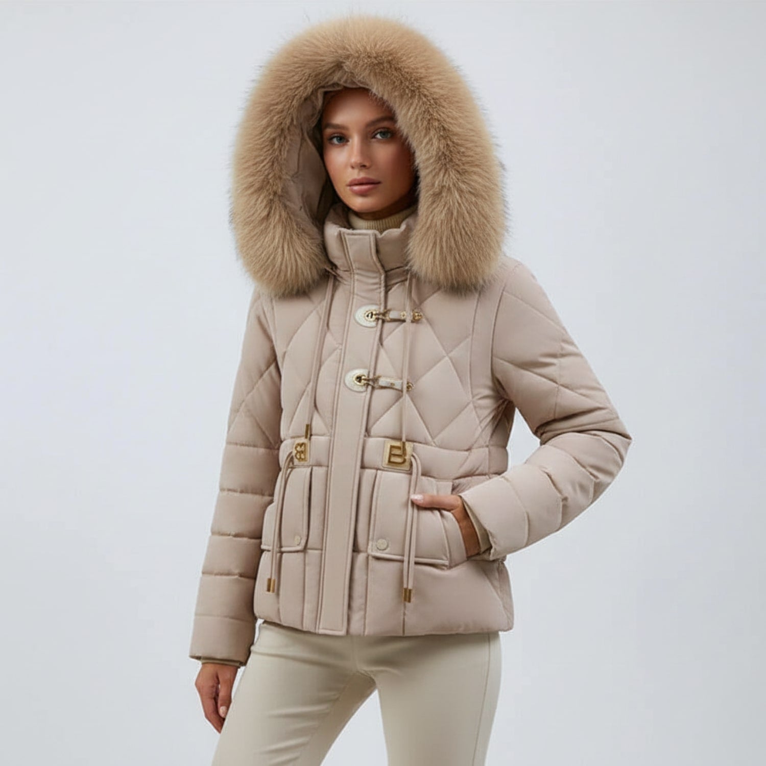 Isla Women's Puffer Jacket – Insulated Thermal Quilted Winter Jacket