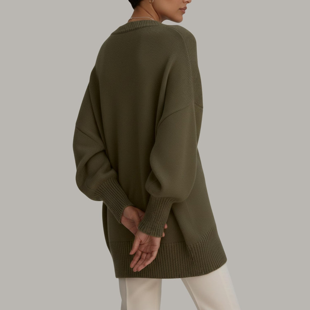 Bianca Women’s Knit Sweater – Soft Luxe Oversized Pullover