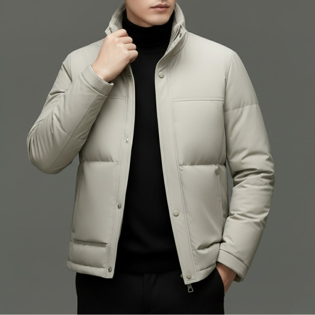 Dylan Men’s Down Jacket – High-Fill Insulated Puffer Jacket for Winter Warmth