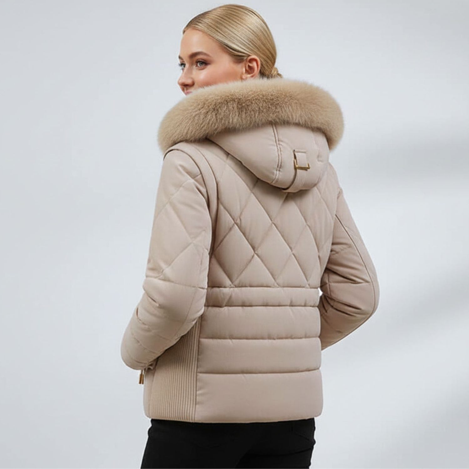 Isla Women's Puffer Jacket – Insulated Thermal Quilted Winter Jacket