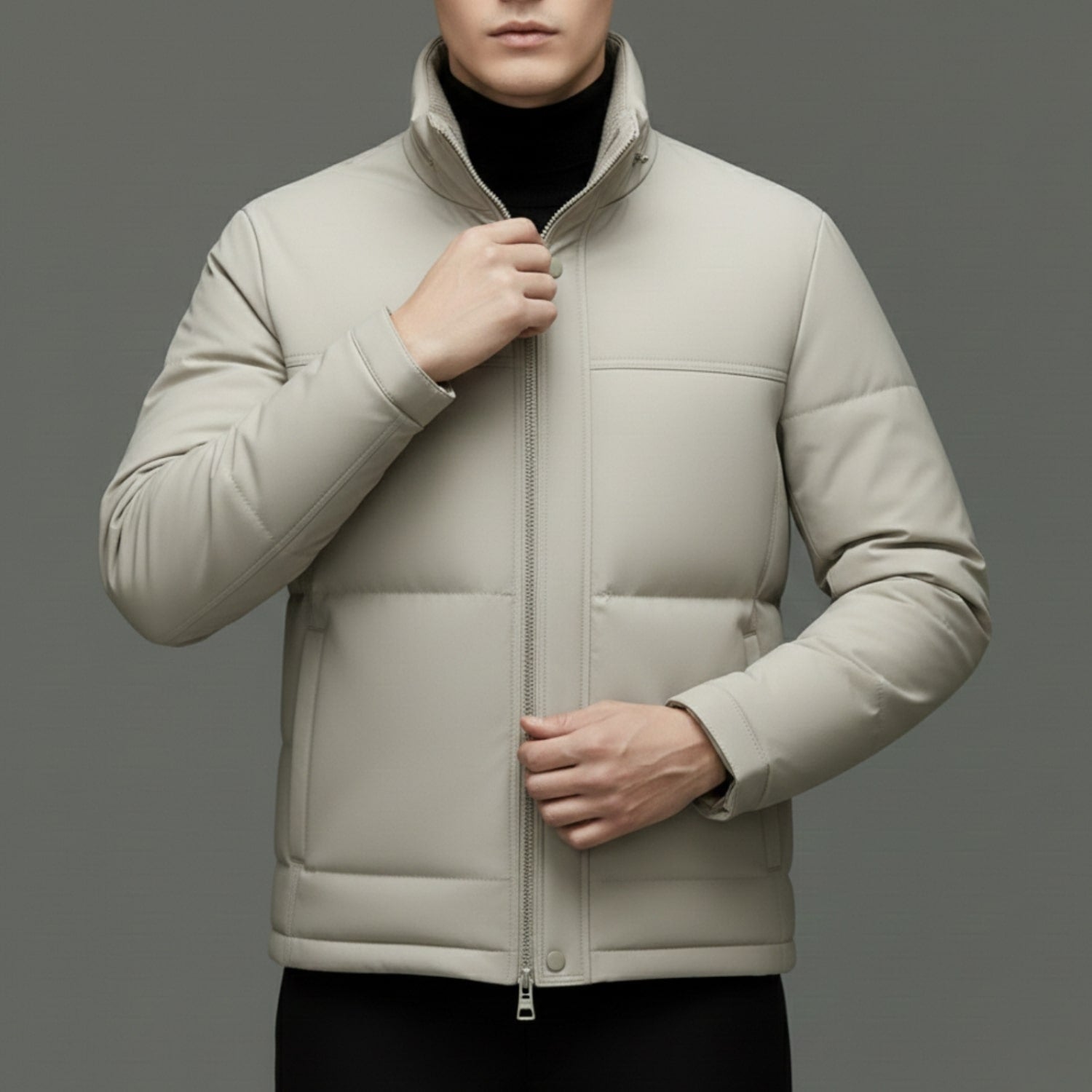 Dylan Men’s Down Jacket – High-Fill Insulated Puffer Jacket for Winter Warmth