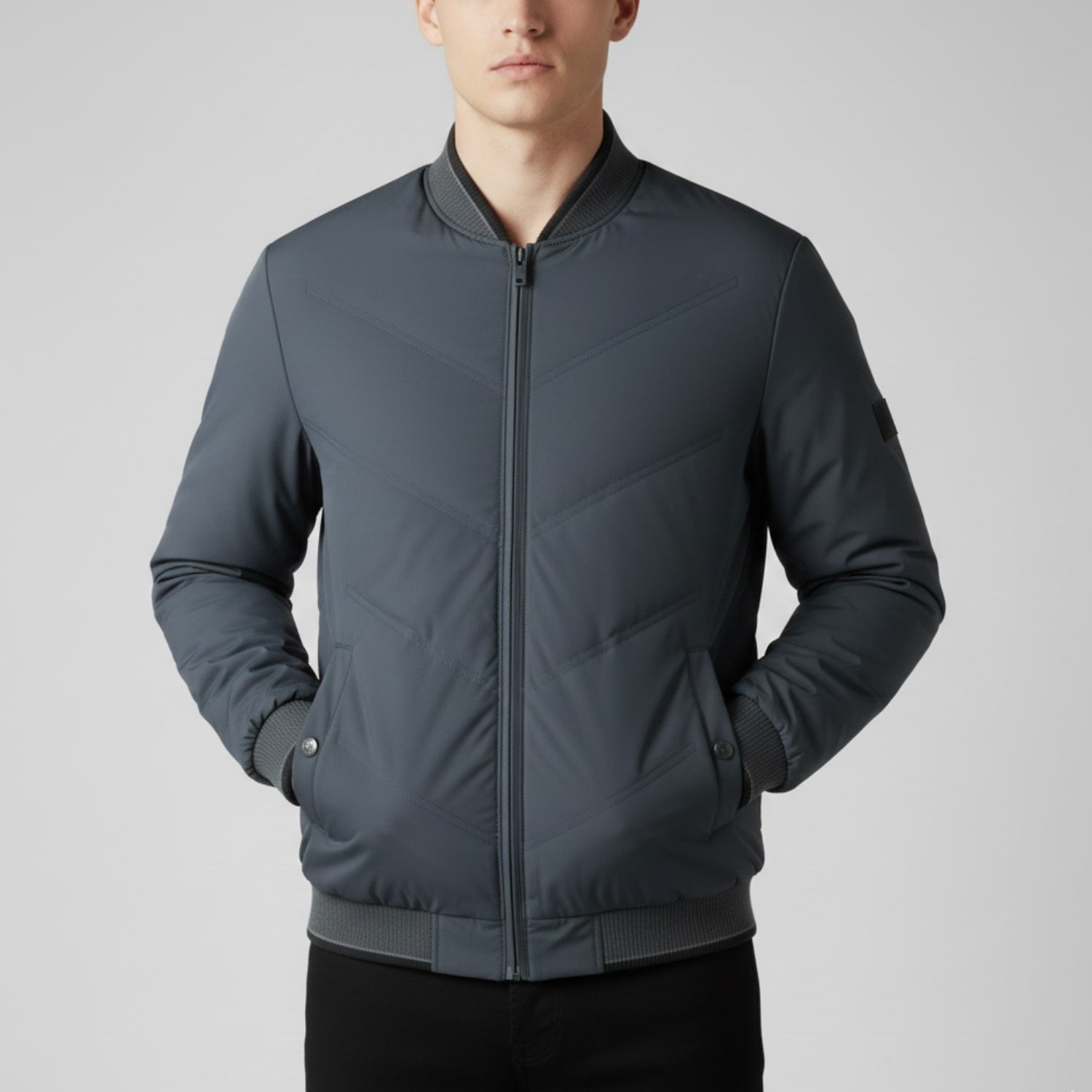 Jasper Men’s Bomber Jacket – Insulated Lightweight Jacket with Weather-Resistant Shell
