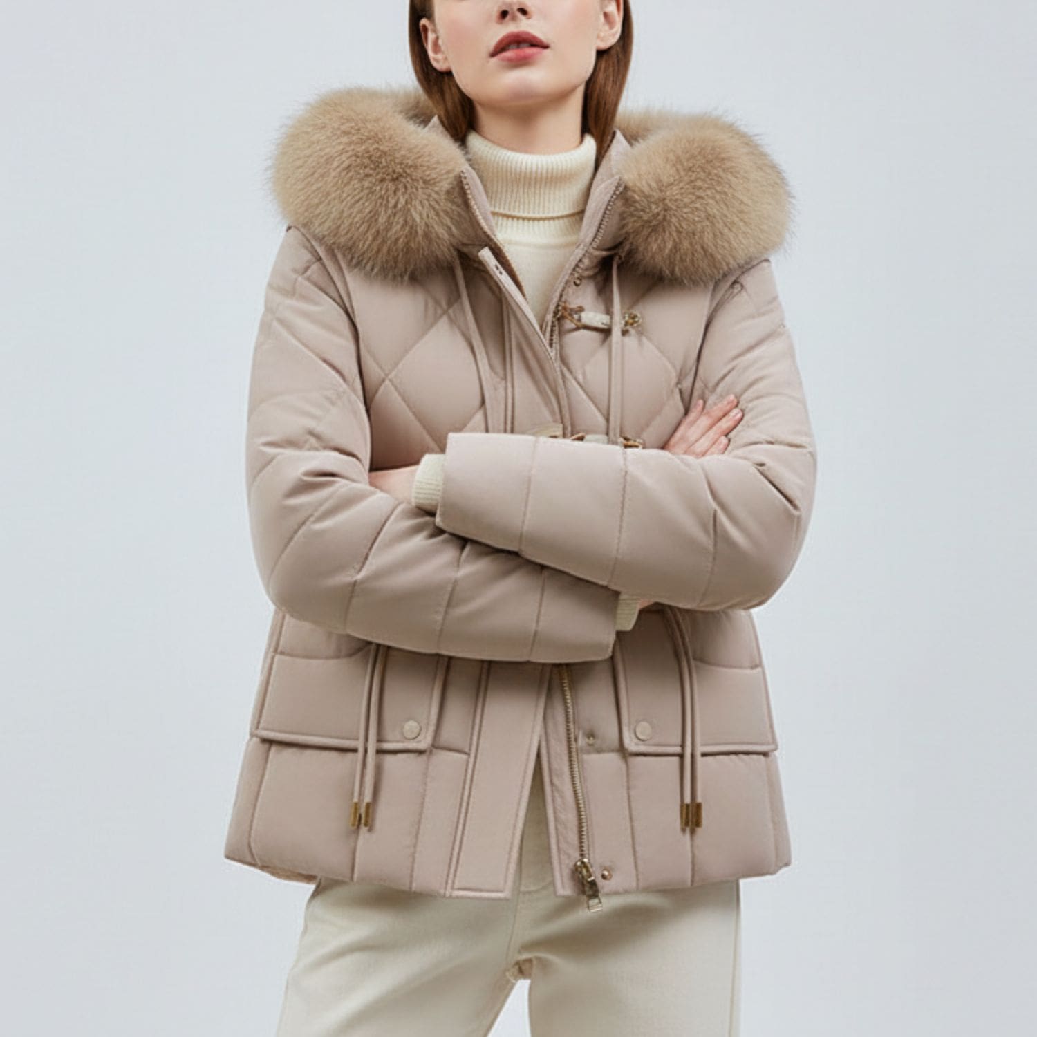 Isla Women's Puffer Jacket – Insulated Thermal Quilted Winter Jacket