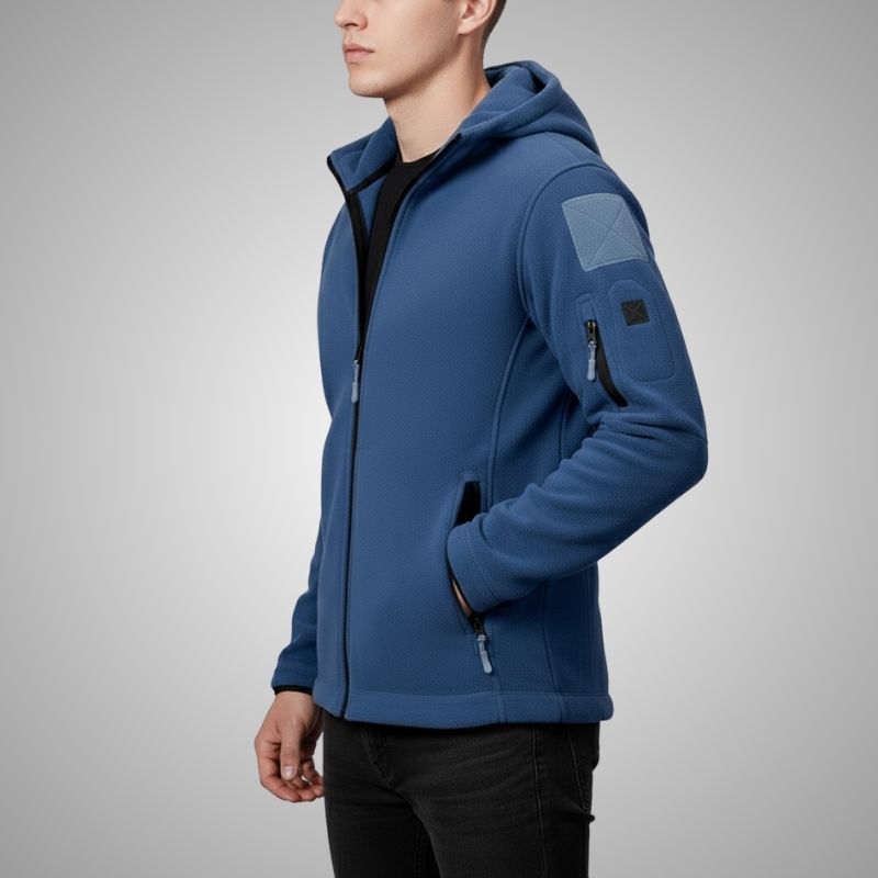 Gael Men’s Fleece Jacket – Windproof Thermal Fleece Jacket for Outdoor Wear