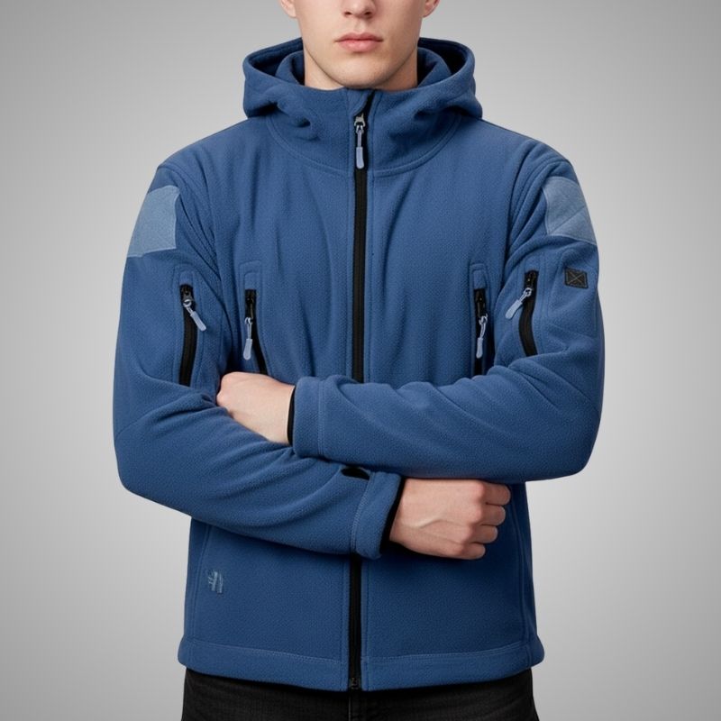 Gael Men’s Fleece Jacket – Windproof Thermal Fleece Jacket for Outdoor Wear