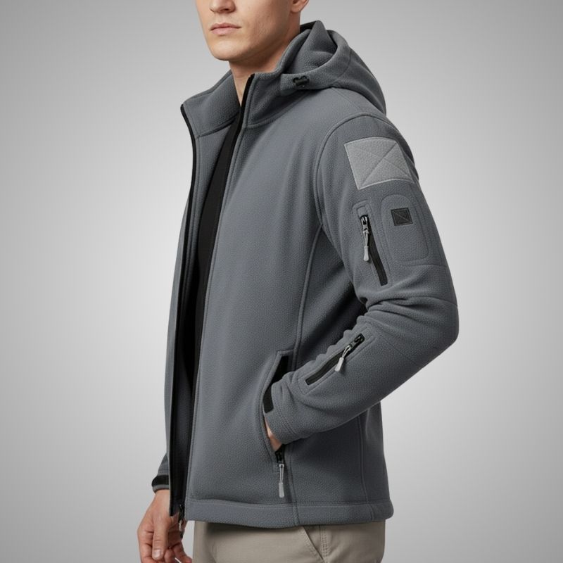 Gael Men’s Fleece Jacket – Windproof Thermal Fleece Jacket for Outdoor Wear