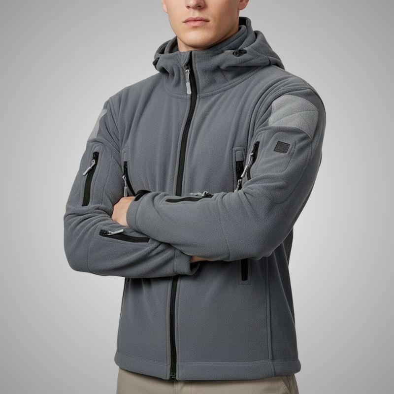 Gael Men’s Fleece Jacket – Windproof Thermal Fleece Jacket for Outdoor Wear