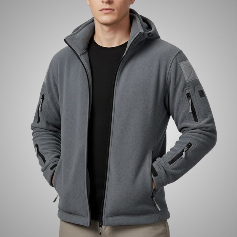 Gael Men’s Fleece Jacket – Windproof Thermal Fleece Jacket for Outdoor Wear