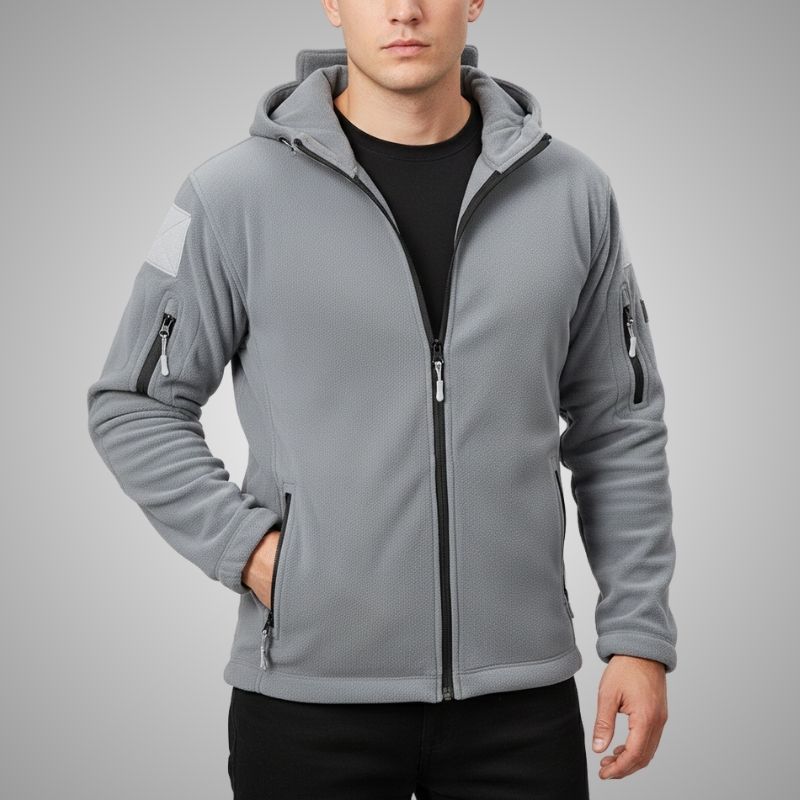 Gael Men’s Fleece Jacket – Windproof Thermal Fleece Jacket for Outdoor Wear