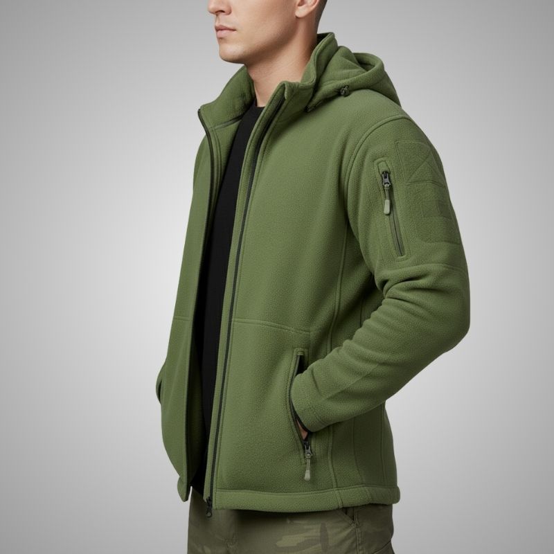 Gael Men’s Fleece Jacket – Windproof Thermal Fleece Jacket for Outdoor Wear