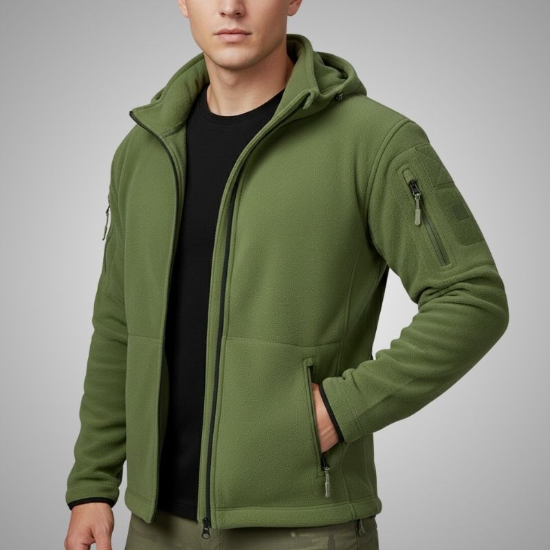 Gael Men’s Fleece Jacket – Windproof Thermal Fleece Jacket for Outdoor Wear