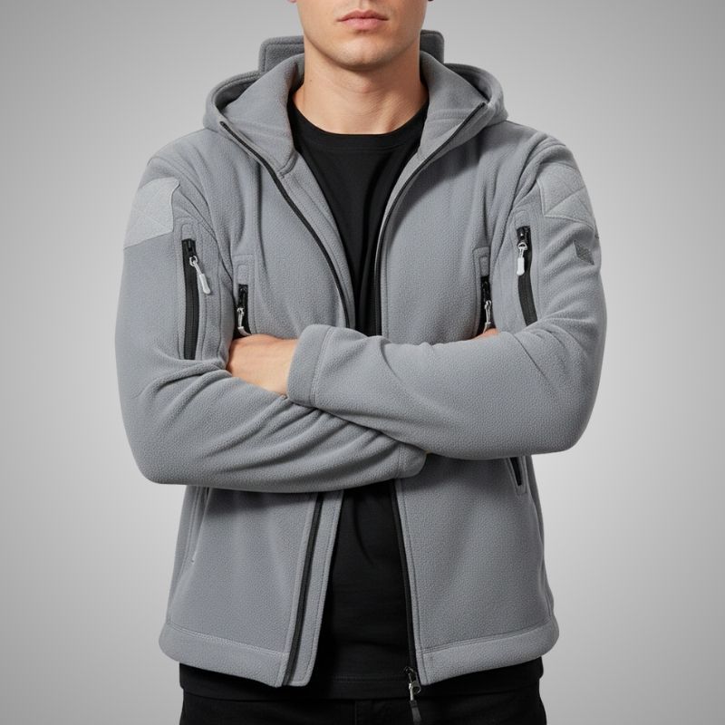 Gael Men’s Fleece Jacket – Windproof Thermal Fleece Jacket for Outdoor Wear