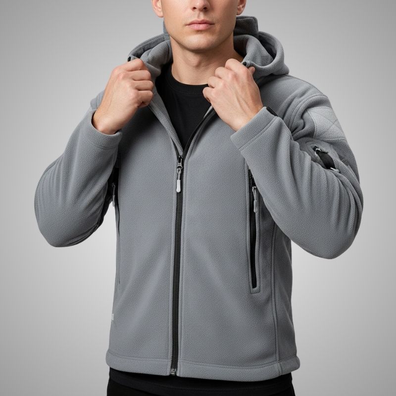 Gael Men’s Fleece Jacket – Windproof Thermal Fleece Jacket for Outdoor Wear