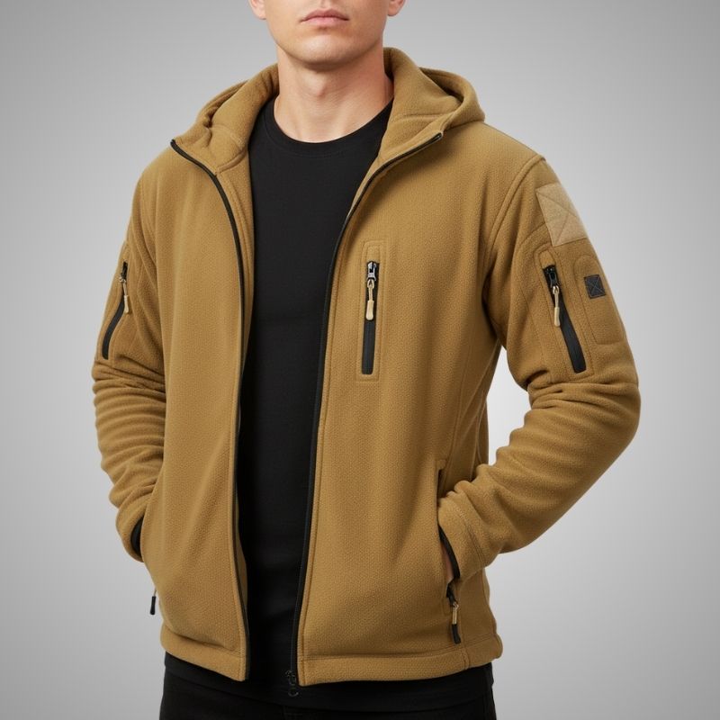 Gael Men’s Fleece Jacket – Windproof Thermal Fleece Jacket for Outdoor Wear