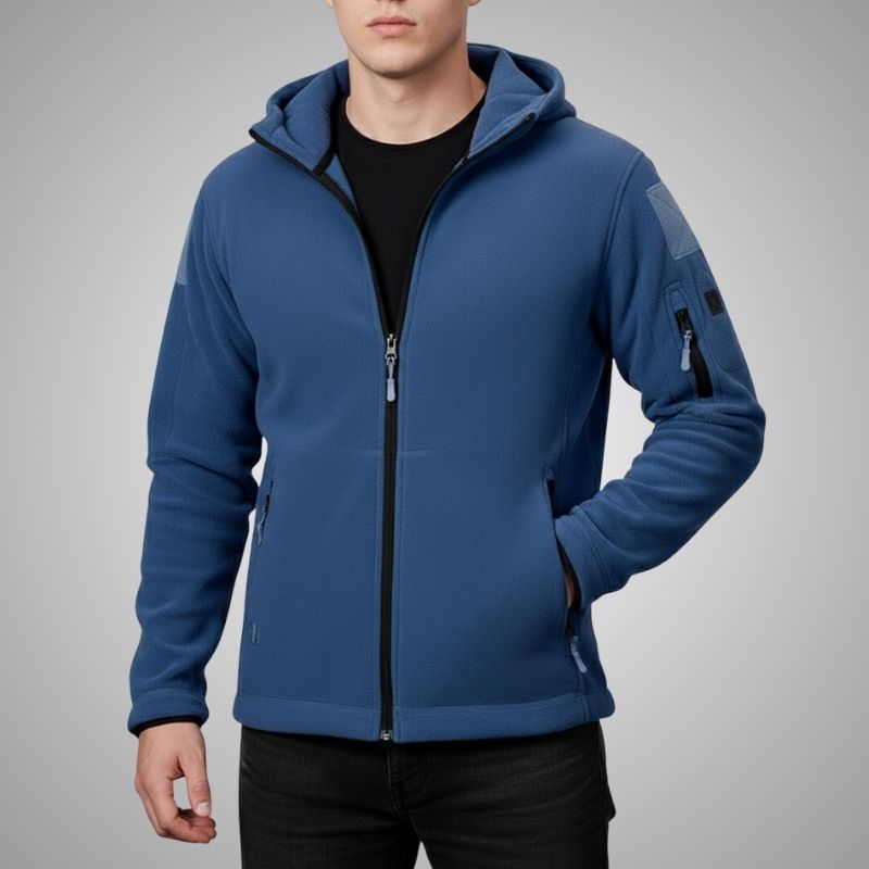 Gael Men’s Fleece Jacket – Windproof Thermal Fleece Jacket for Outdoor Wear