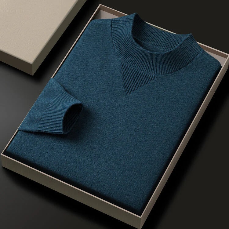 Thomas Men’s Knit Sweater – Soft Ribbed Crewneck Pullover