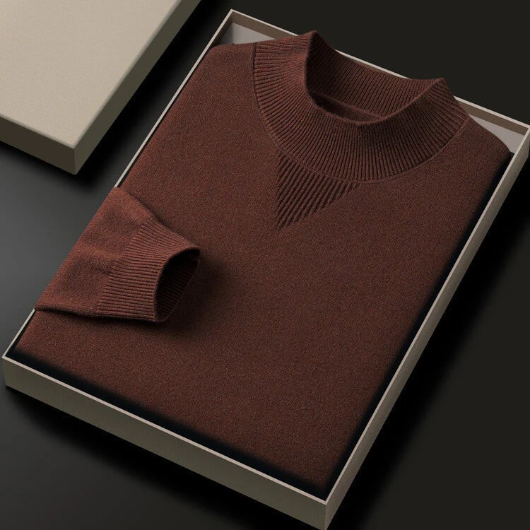 Thomas Men’s Knit Sweater – Soft Ribbed Crewneck Pullover