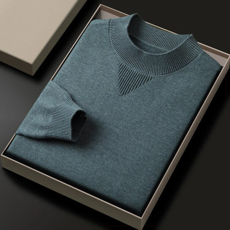 Thomas Men’s Knit Sweater – Soft Ribbed Crewneck Pullover