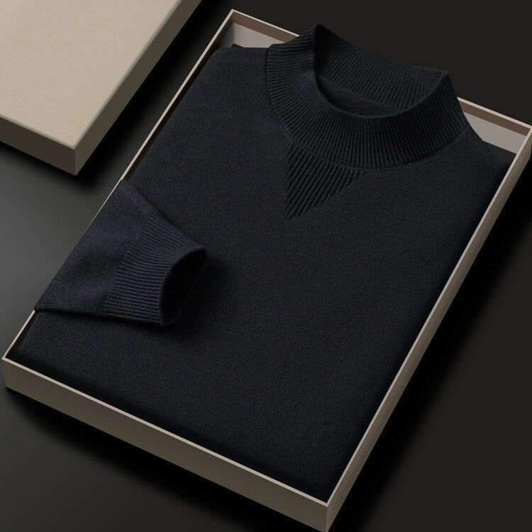 Thomas Men’s Knit Sweater – Soft Ribbed Crewneck Pullover