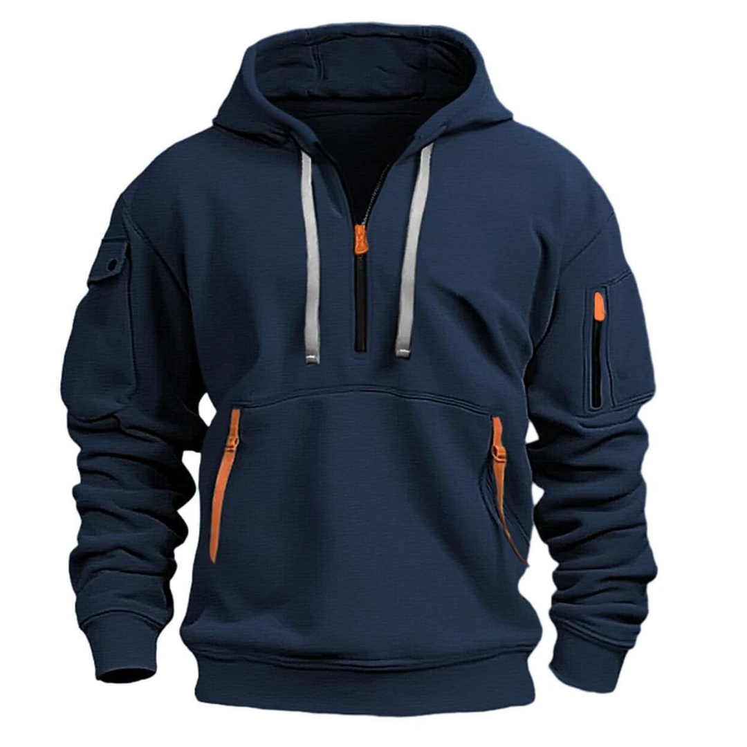 Bastien | Men's Comfortable Zip Front Sports Hoodie